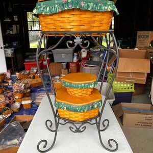 Longaberger Generation Baskets and Stand